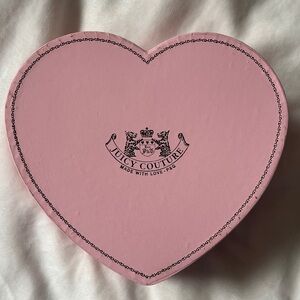 Juicy Couture Pink Heart-Shaped Box